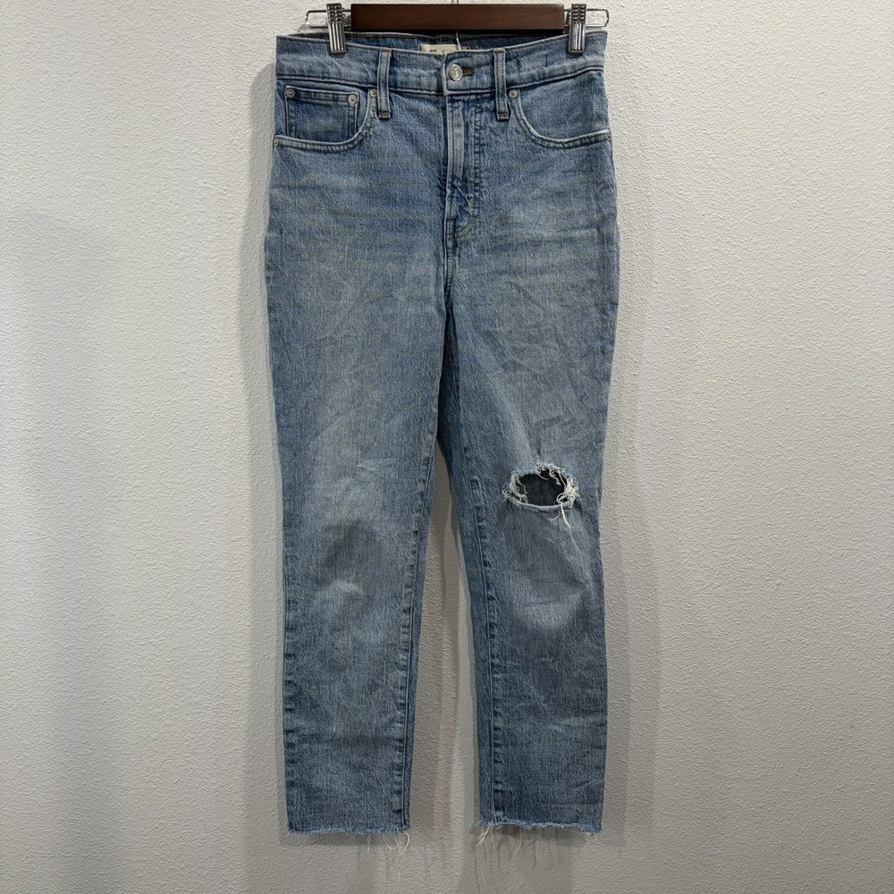 Madewell The Perfect Vintage Women's Straight Crop Jeans, Size 26